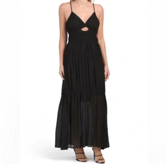 YFB (YOUNG FABULOUS & BROKE) Delphine Chiffon Maxi Dress - Picture 3 of 4